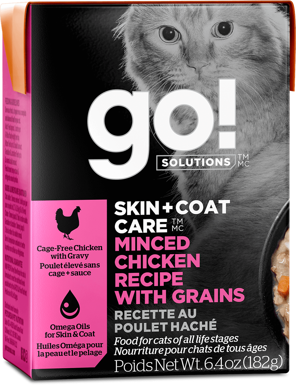 GO! Solutions Skin + Coat Care Minced Chicken Recipe With Grains